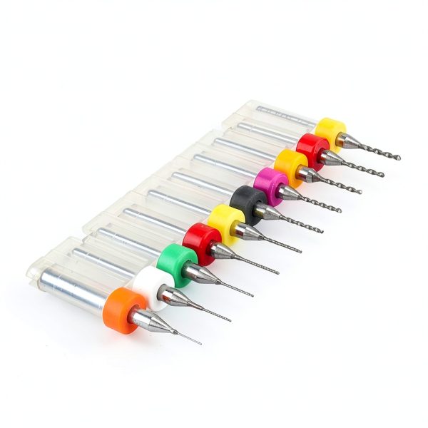 Micro Mini Twist Drill Bits Set 10Pcs by Yuecoom Carbide-6
