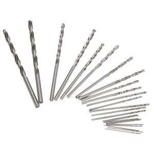 Micro Drill Bits WALFRONT HSS 25Pcs Spiral Shank for PCB Tools-0