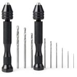 1PCS Micro Drill Bit Set, Pin Vise Hand Drill Manual Jewelry Micro Rotary Craft for Jewelry Making, Resin, Wood, Plastic-0