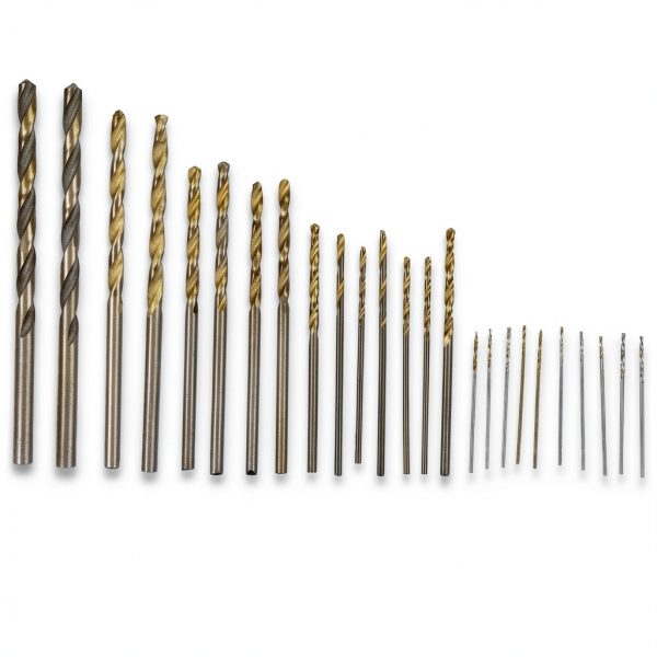 Micro Drill Bits WALFRONT HSS 25Pcs Spiral Shank for PCB Tools-4