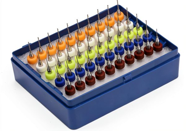 Carbide Micro Drill Bit 0.5-0.9mm 50pcs Qiilu Premium Set-3