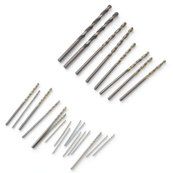 Micro Drill Bits WALFRONT HSS 25Pcs Spiral Shank for PCB Tools-5